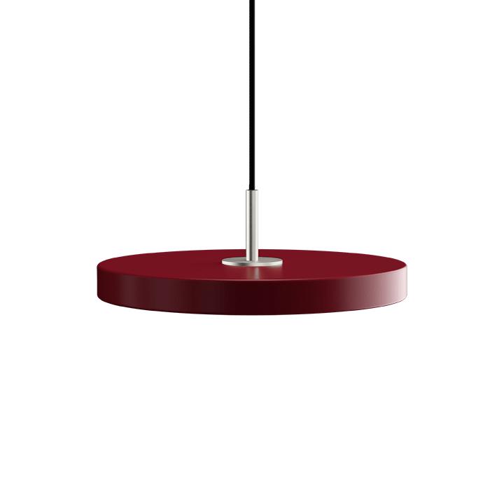 [product_category]-Umage Asteria Mini Led Pendant, Steel/Ruby Red-Umage-5710302210445-2210 + 4174-UMA-1