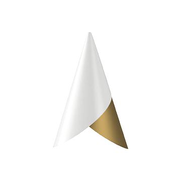 [product_category]-Umage Cornet Lampshade, White And Brass-Umage-5710302021942-2194-UMA-2
