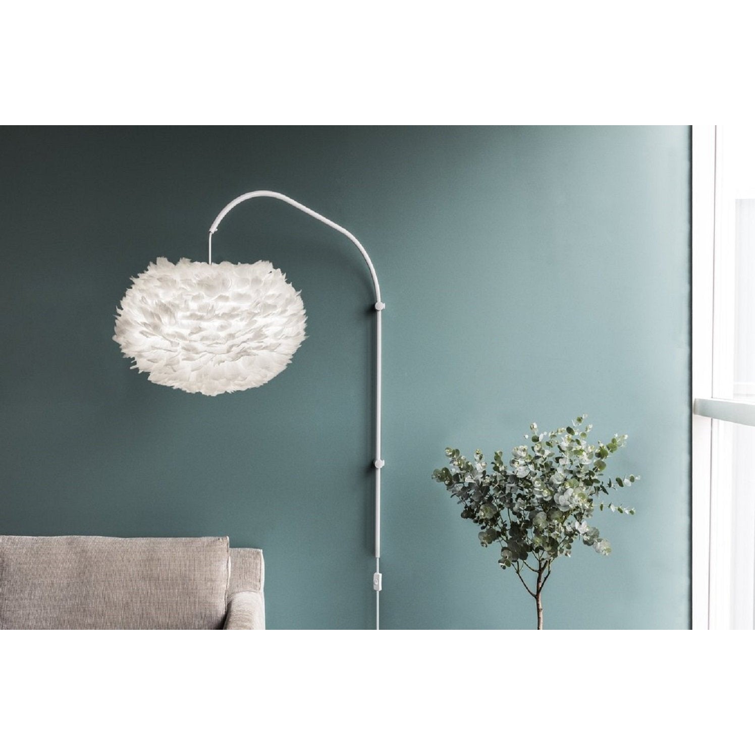 [product_category]-Umage Vita Willow Single Floor Lamp Stand White, 123 Cm-Umage-5710302041100-4110-UMA-5
