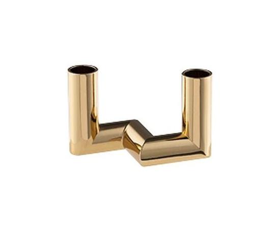 [product_category]-Uyuni Lighting Matrix Candle Holder 2'arm Mini Taper ø 7,5 Cm, Warm Brass-Uyuni Lighting-5708311303326-UL-30332-UYU-1
