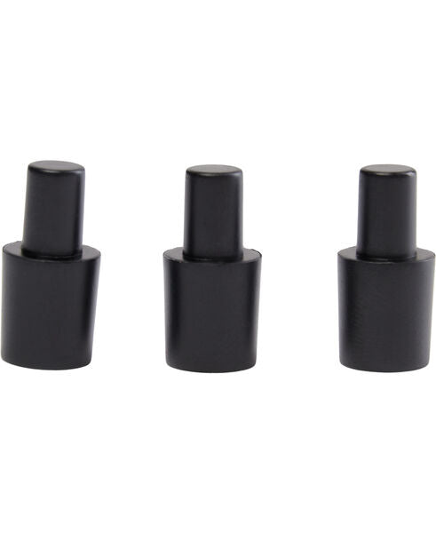 [product_category]-Uyuni Lighting Matrix Candle Holder Mini Taper Connector 3 Pcs., Matt Black-Uyuni Lighting-5708311303388-UL-30337-UYU-2