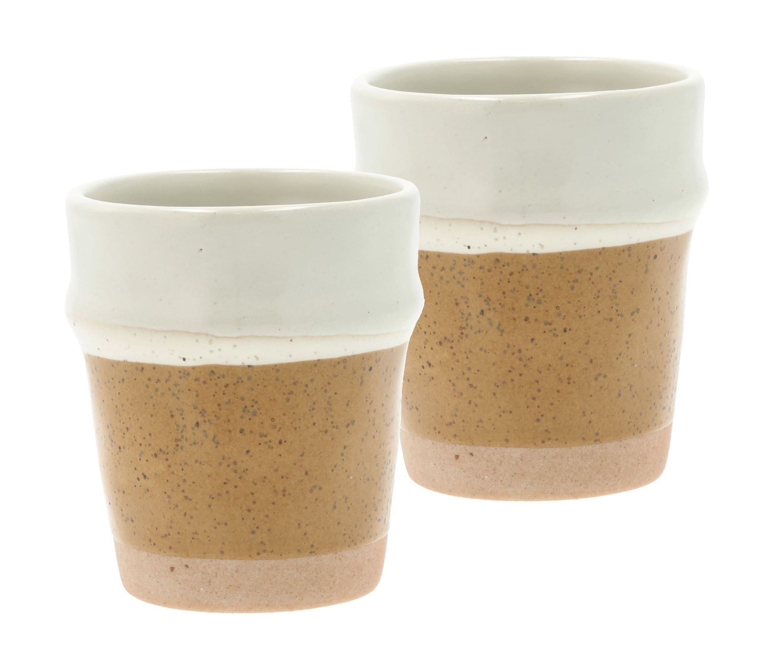 [product_category]-Villa Collection Evig Espresso Cup Set Of 2, Amber/Cream-Villa Collection-5722000293651-29365-VIL-1