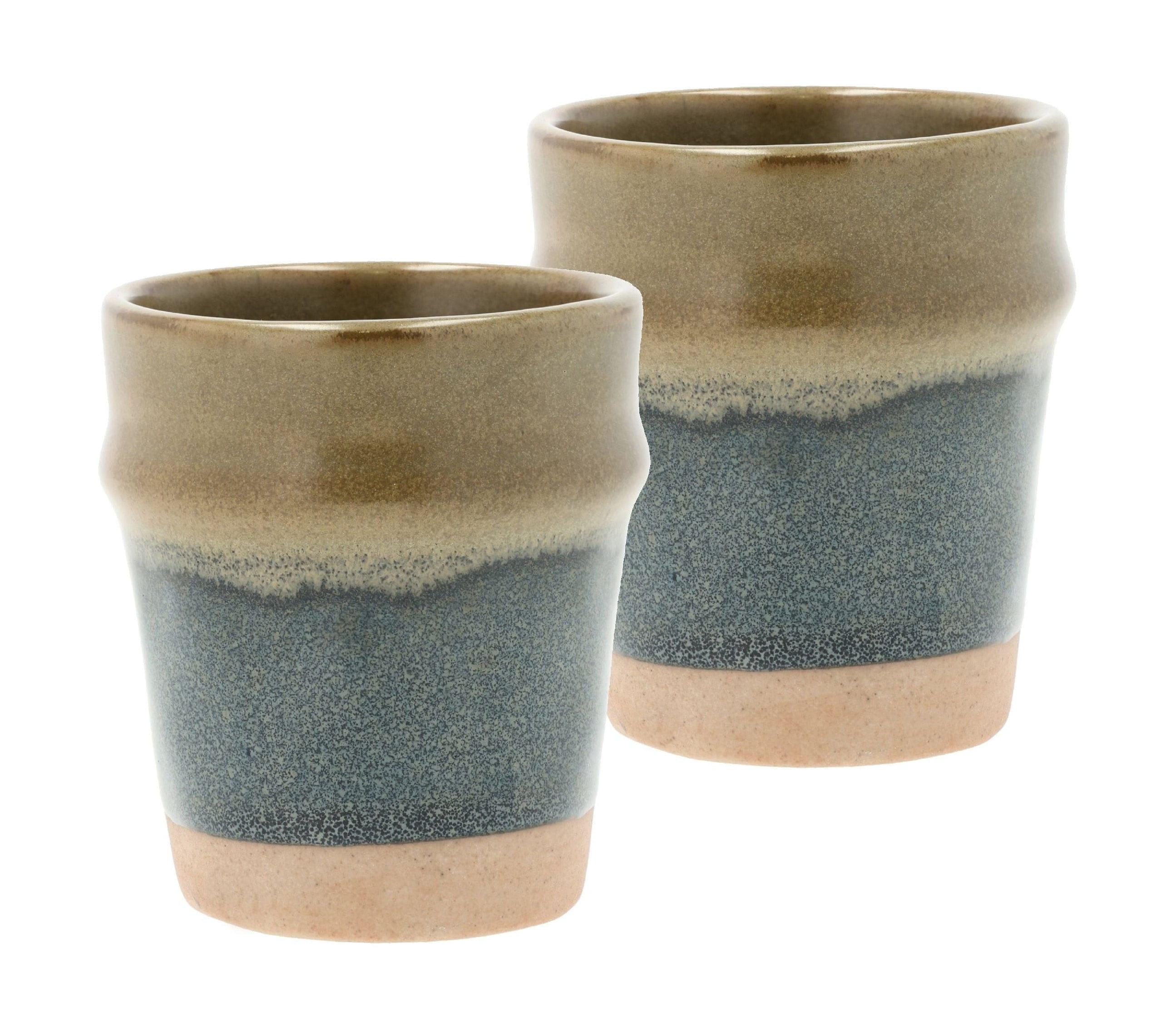 [product_category]-Villa Collection Evig Espresso Cup Set Of 2, Blue/Brown-Villa Collection-5722000293637-29363-VIL-1