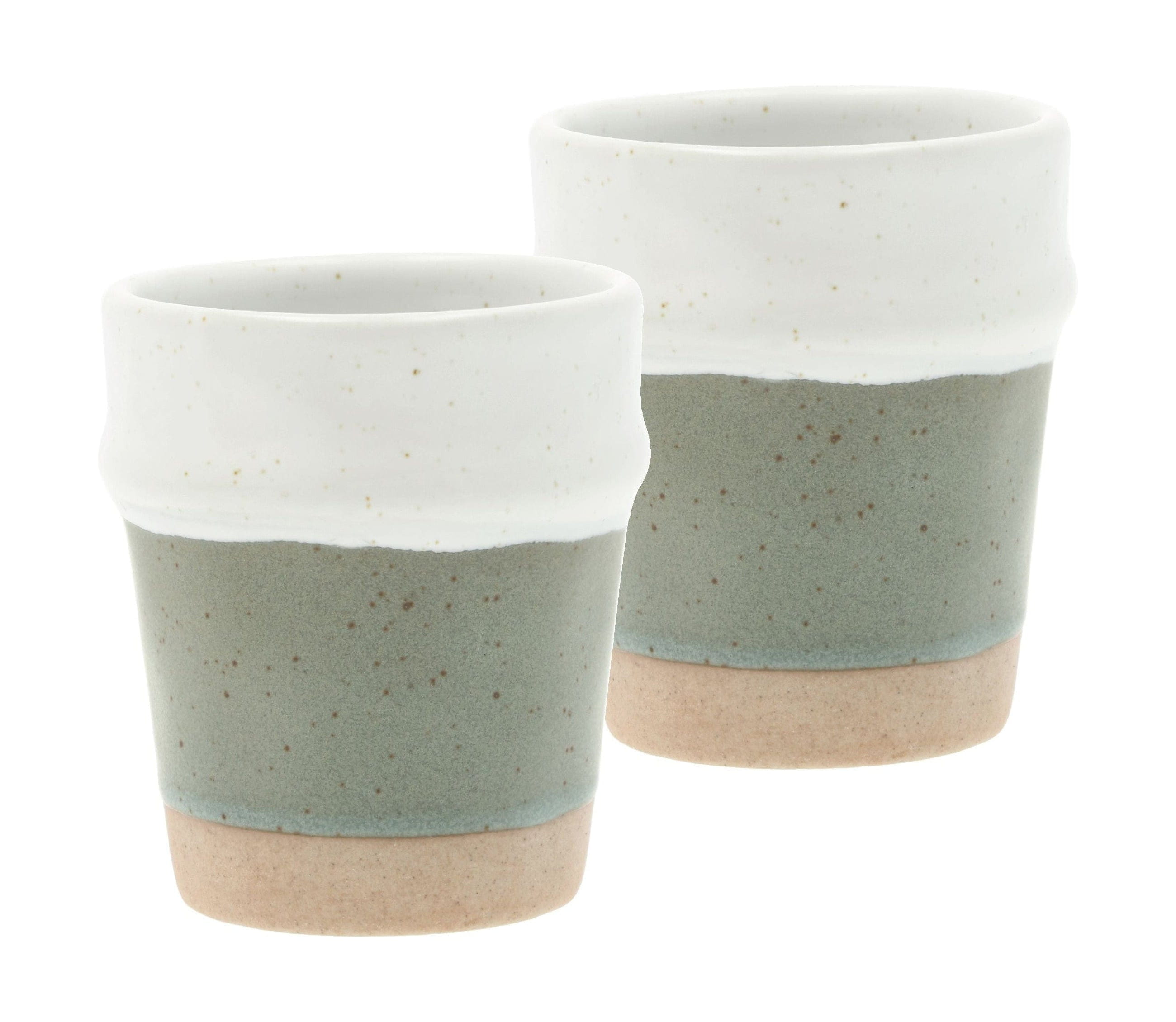 [product_category]-Villa Collection Evig Espresso Cup Set Of 2, Green/White-Villa Collection-5722000293682-29368-VIL-1
