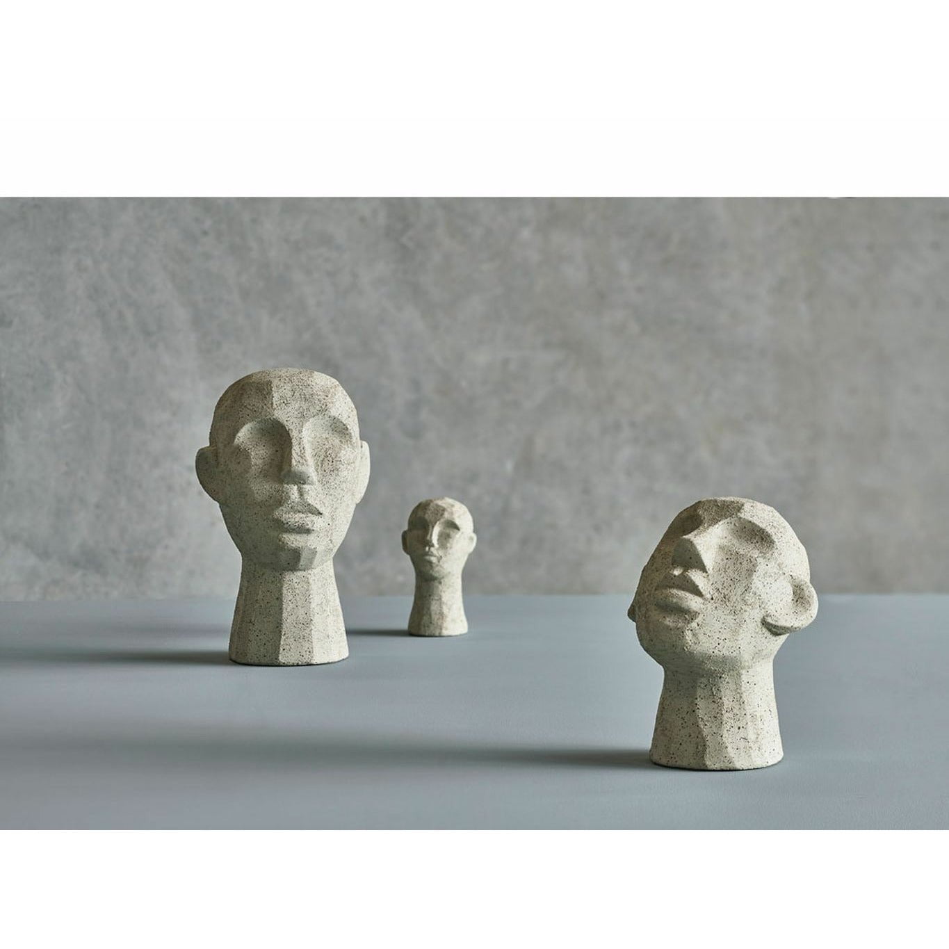 [product_category]-Villa Collection Figure Head 18.5 X 19.5 X 30 Cm, Light Olive Green-Villa Collection-5722000240372-24037-VIL-4