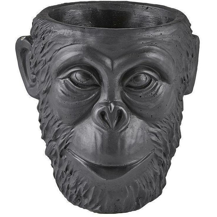 [product_category]-Villa Collection Flowerpot Gorilla ø 19 Cm, Black-Villa Collection-5722003417511-341751-VIL-1
