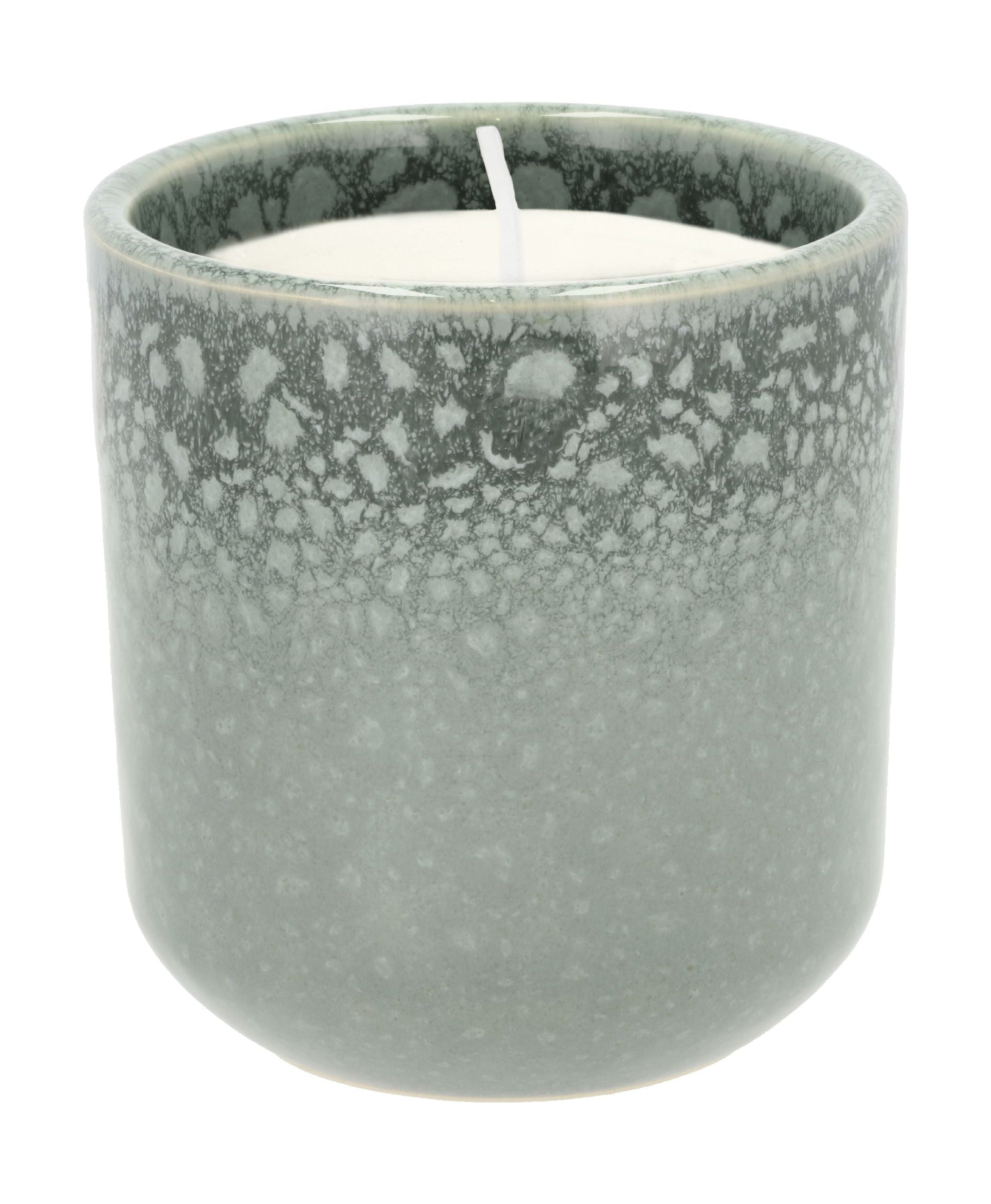 [product_category]-Villa Collection Iris Fragrance Candle ø 8 X 9.5 Cm, Green-Villa Collection-5722000313625-31362-VIL-1