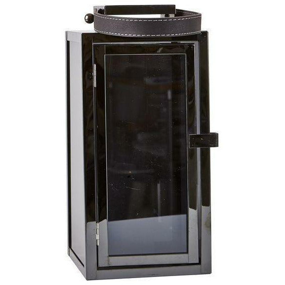 Villa Collection Lantern With Strap 21 Cm, Titanium