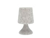 Villa Collection Midnat Led Lounge Lamp, Transparent/White
