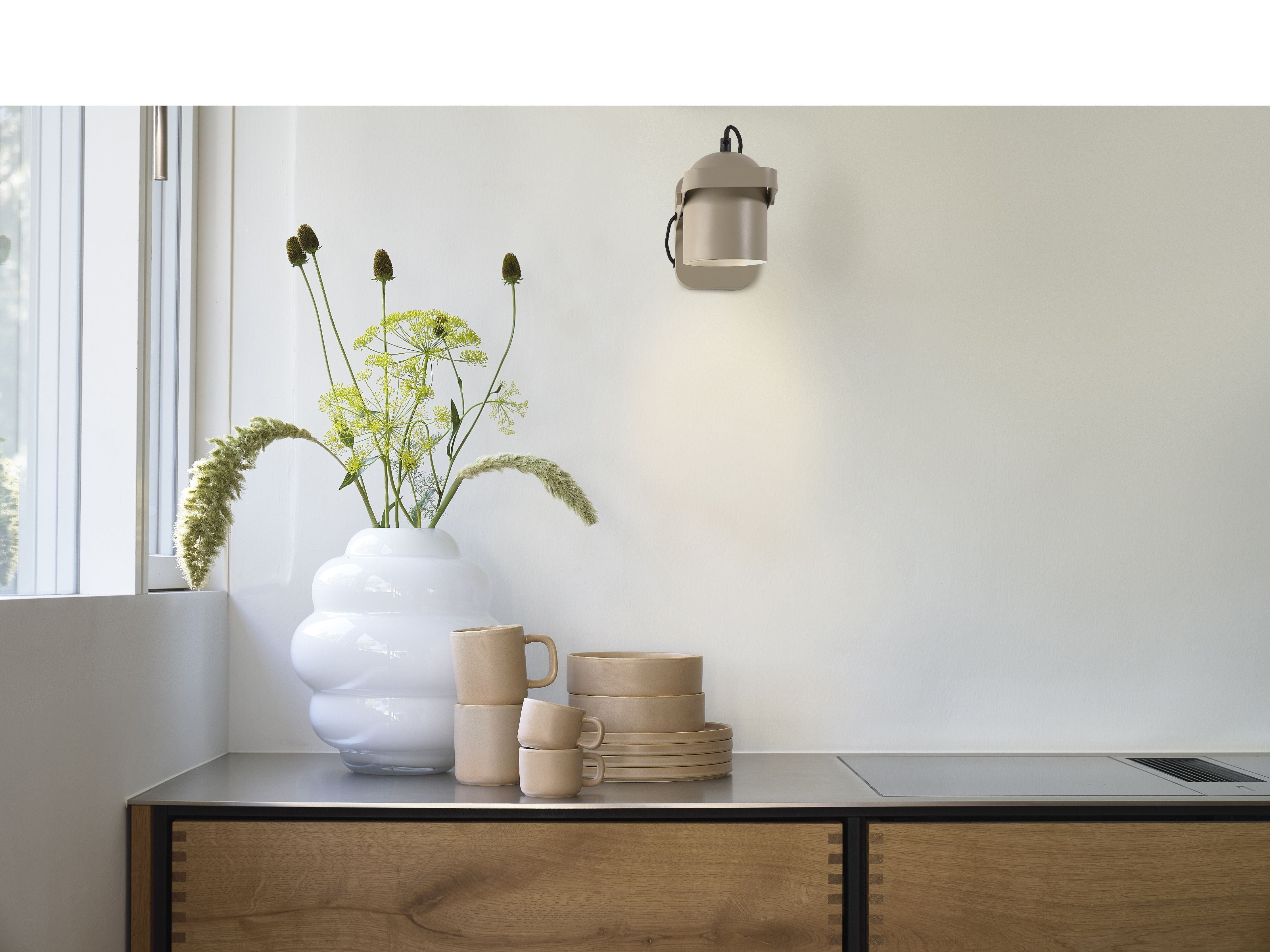 [product_category]-Villa Collection Nesvik Wall Lamp, Sand-Villa Collection-5722000291978-29197-VIL-9