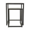 Villa Collection Table 36x36 Cm Black, 2 Pcs.