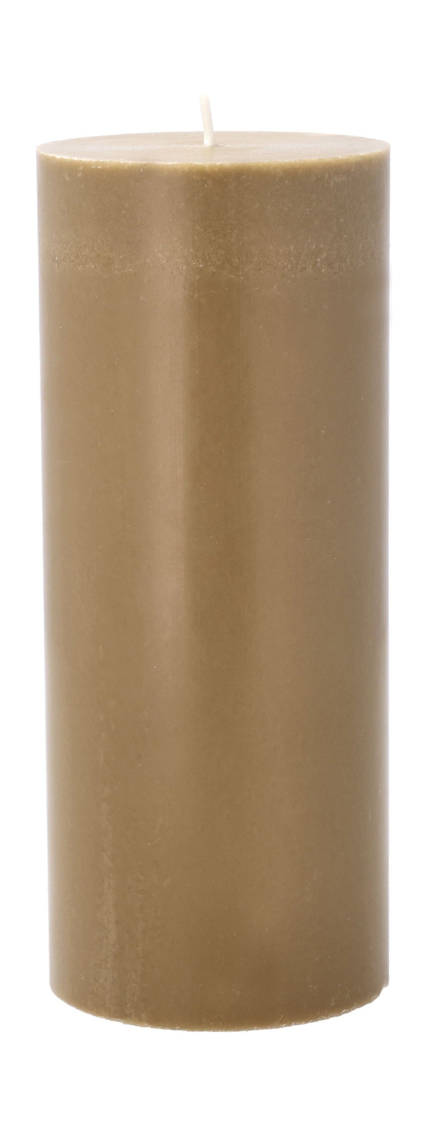 [product_category]-Villa Collection Trae Pillar Candle ø 7.8 X 19 Cm, Amber-Villa Collection-5722000312826-31282-VIL-1