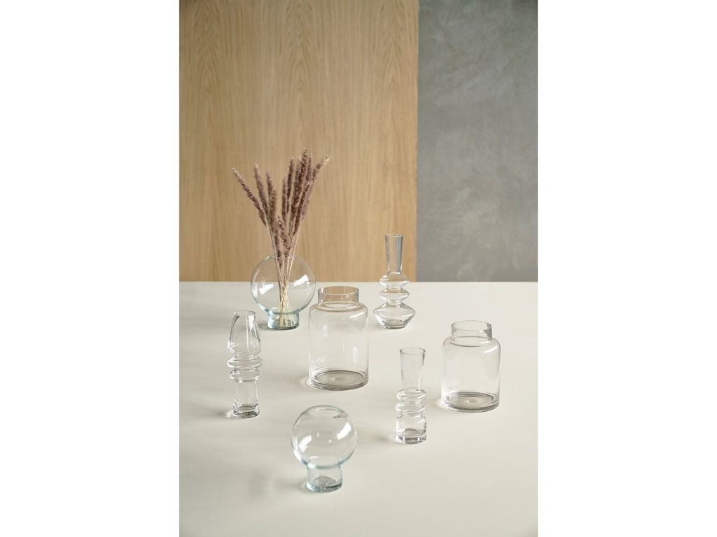 [product_category]-Villa Collection Trio Vase 20 Cm, Clear-Villa Collection-5722000255628-25562-VIL-5