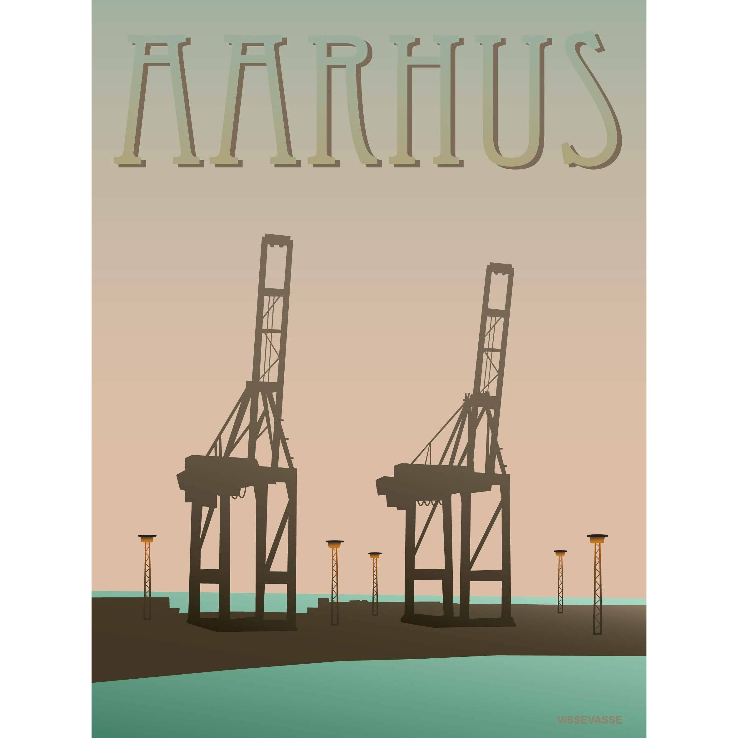 [product_category]-Vissevasse Aarhus Harbour Poster, 50 X70 Cm-Vissevasse-5713138330134-F-2013-301-L-VIS-1
