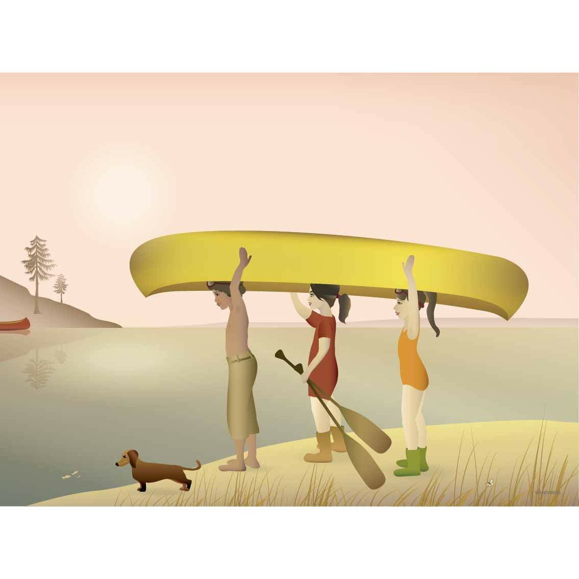 [product_category]-Vissevasse Canoe Poster, 30 X40 Cm-Vissevasse-5713138805922-F-2018-059-M-VIS-1