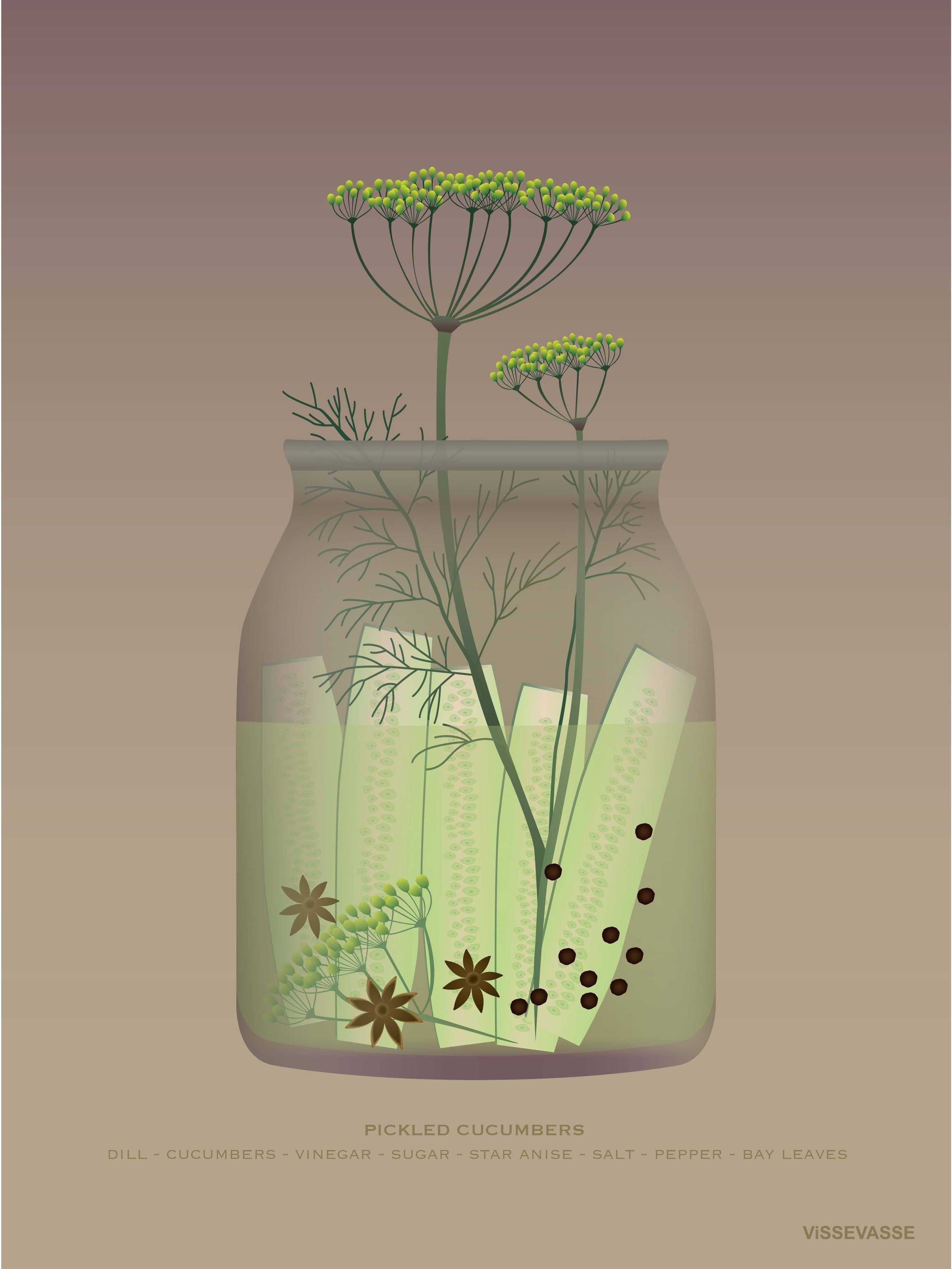 [product_category]-Vissevasse Cucumber Poster, 15 X21 Cm-Vissevasse-5713138460015-F-2014-600-S-VIS-1