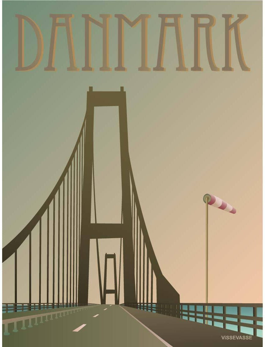 [product_category]-Vissevasse Denmark Storebælts Bridge Poster, 15 X21 Cm-Vissevasse-5713138380016-F-2013-800-S-VIS-1