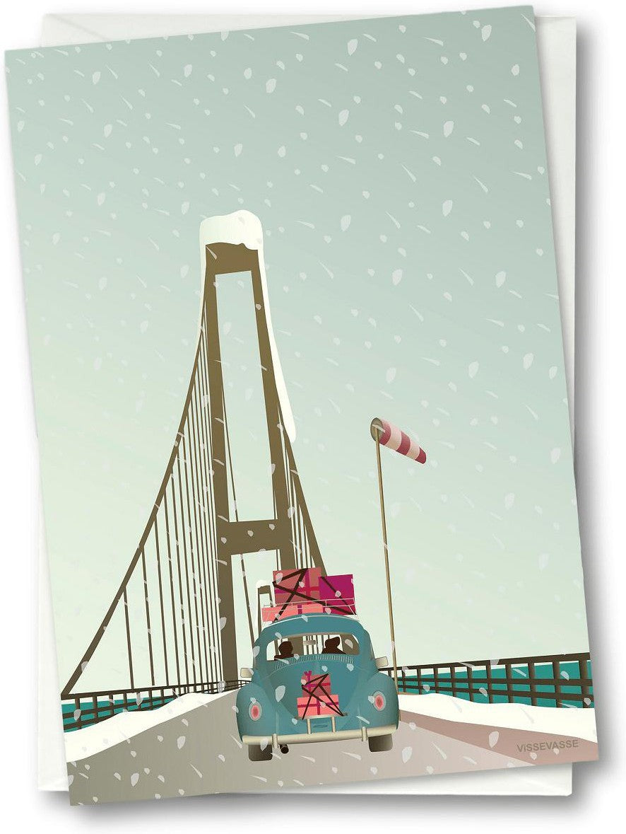 [product_category]-Vissevasse Driving Home For Christmas Greeting Card, 10,5x15cm-Vissevasse-5713138611103-F-2016-111-XS-VIS-1