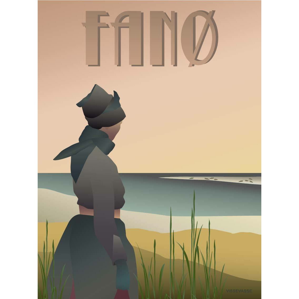 [product_category]-Vissevasse Fanø Girl Poster, 30 X40 Cm-Vissevasse-5713138600824-F-2016-013-M-VIS-1