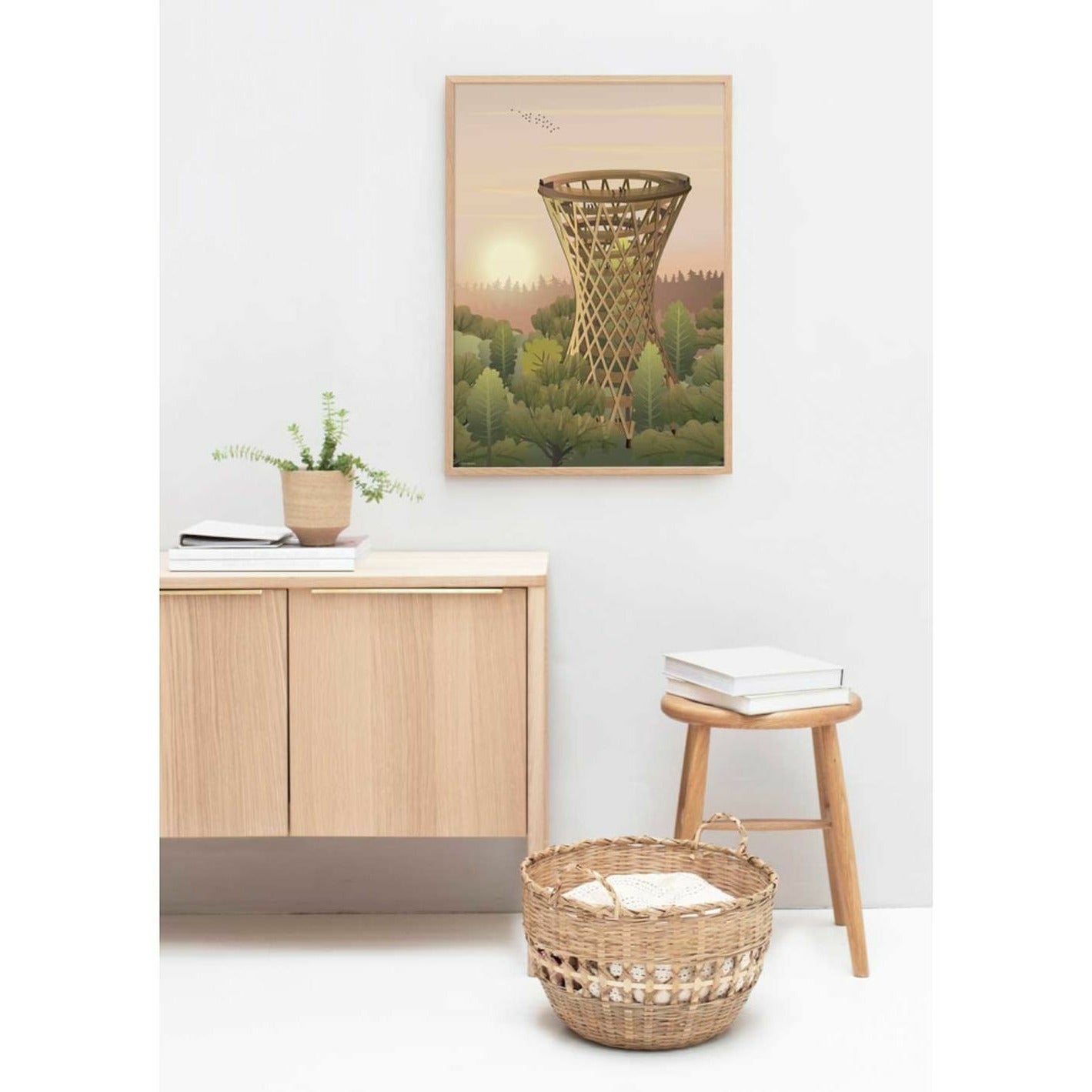 [product_category]-Vissevasse Forest Tower Poster, 15 X 21 Cm-Vissevasse-5713138105411-F-2021-054-S-VIS-2