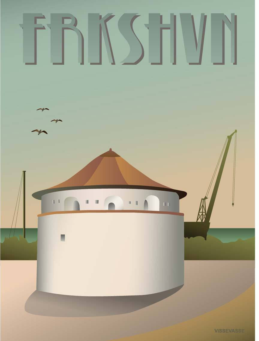 [product_category]-Vissevasse Frederikshavn Powder Tower Poster, 15 X21 Cm-Vissevasse-5713138601012-F-2016-010-S-VIS-1