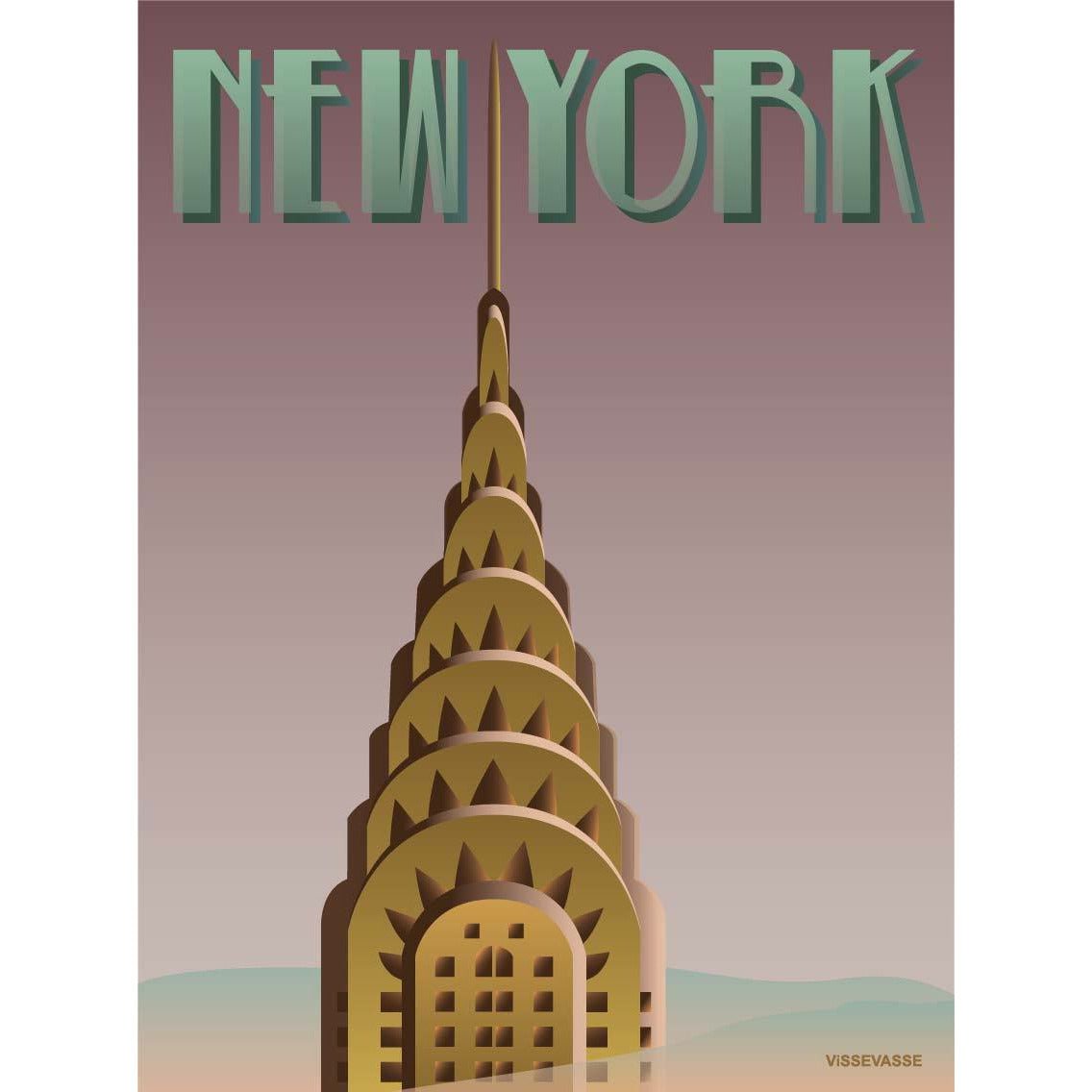 [product_category]-Vissevasse New York Chrysler Poster, 30 X40 Cm-Vissevasse-5713138360025-F-2013-600-M-VIS-1