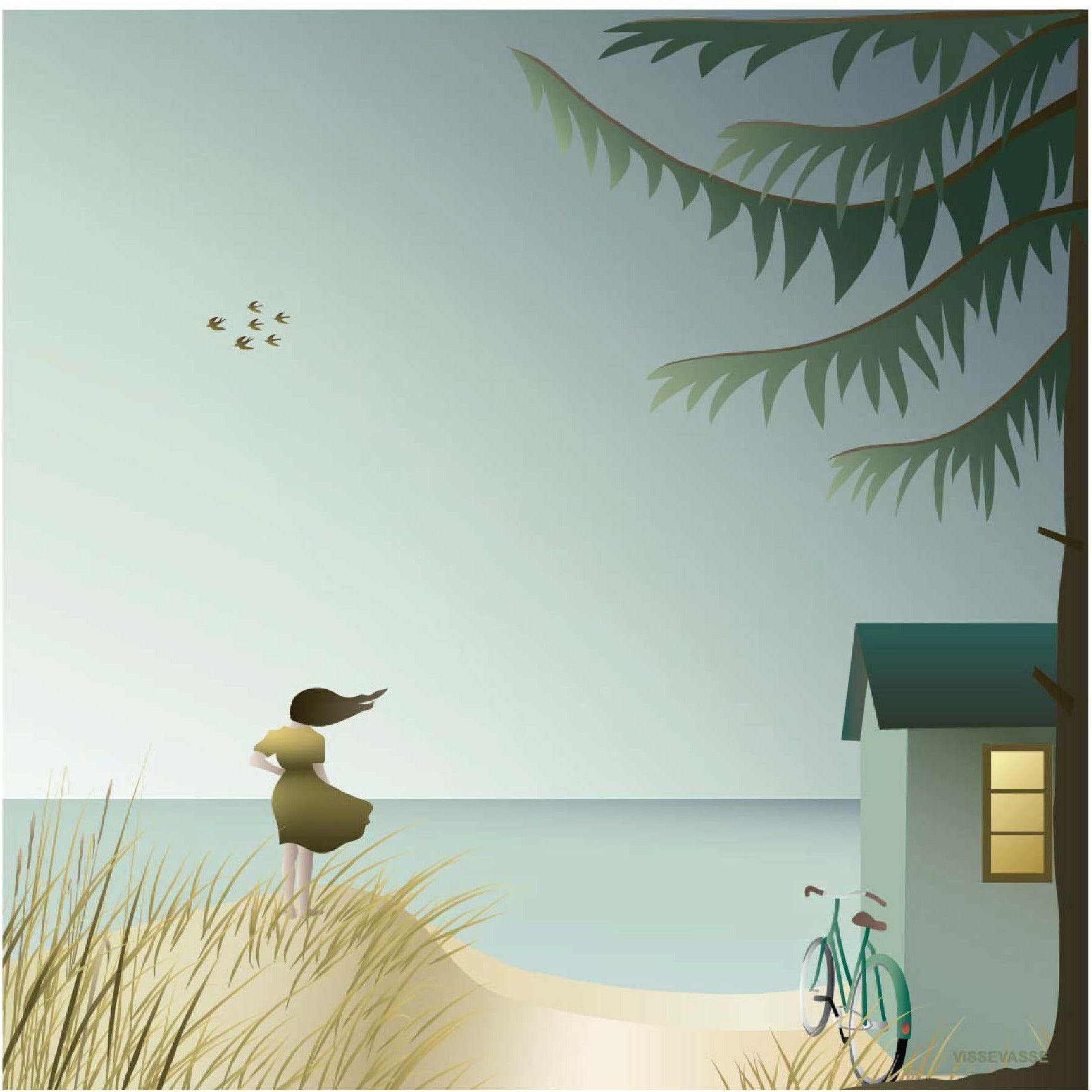 [product_category]-Vissevasse Ocean View Poster, 50 X50 Cm-Vissevasse-5713138714736-F-2017-147-SL-VIS-1