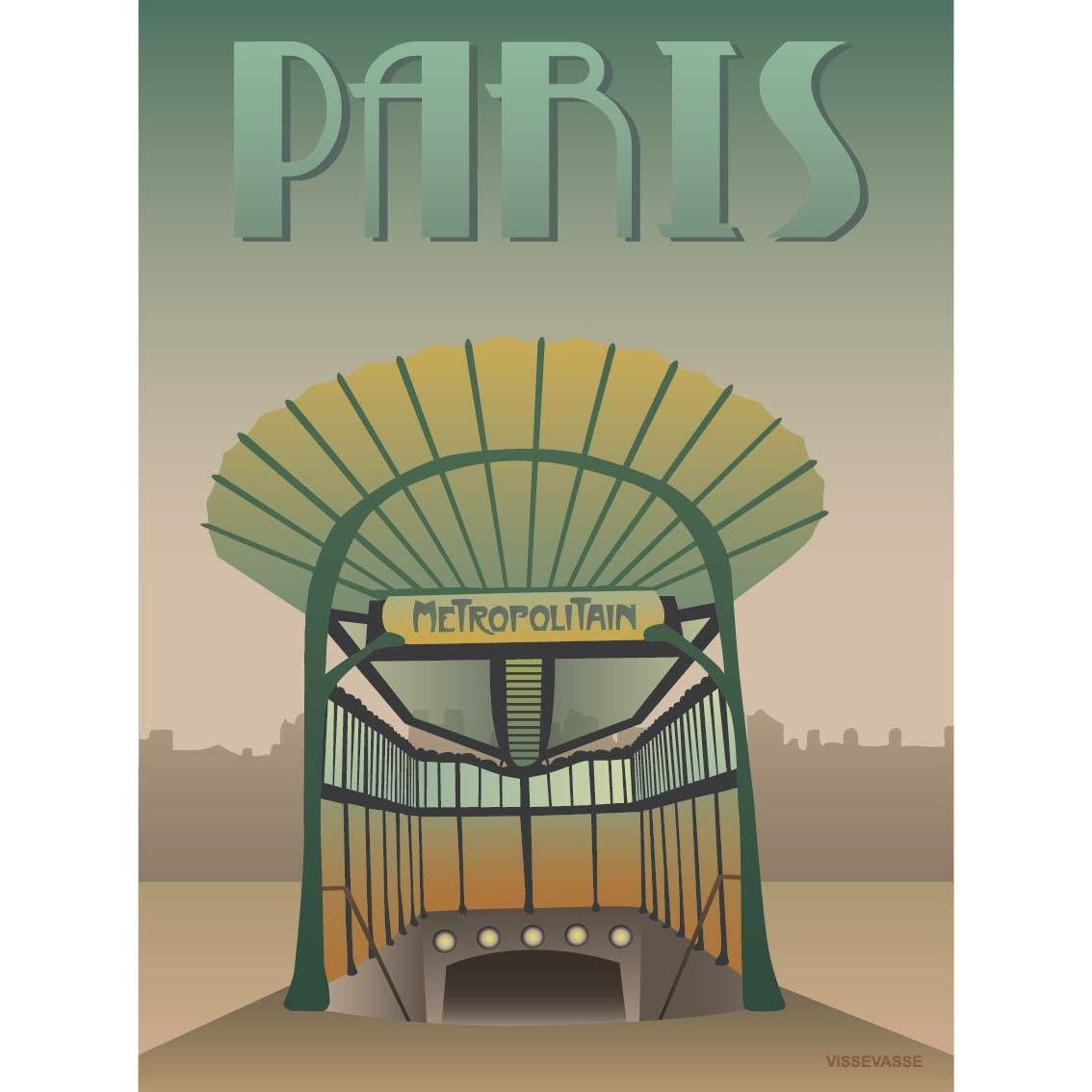 [product_category]-Vissevasse Paris Subway Poster, 30 X40 Cm-Vissevasse-5713138390428-F-2013-904-M-VIS-1