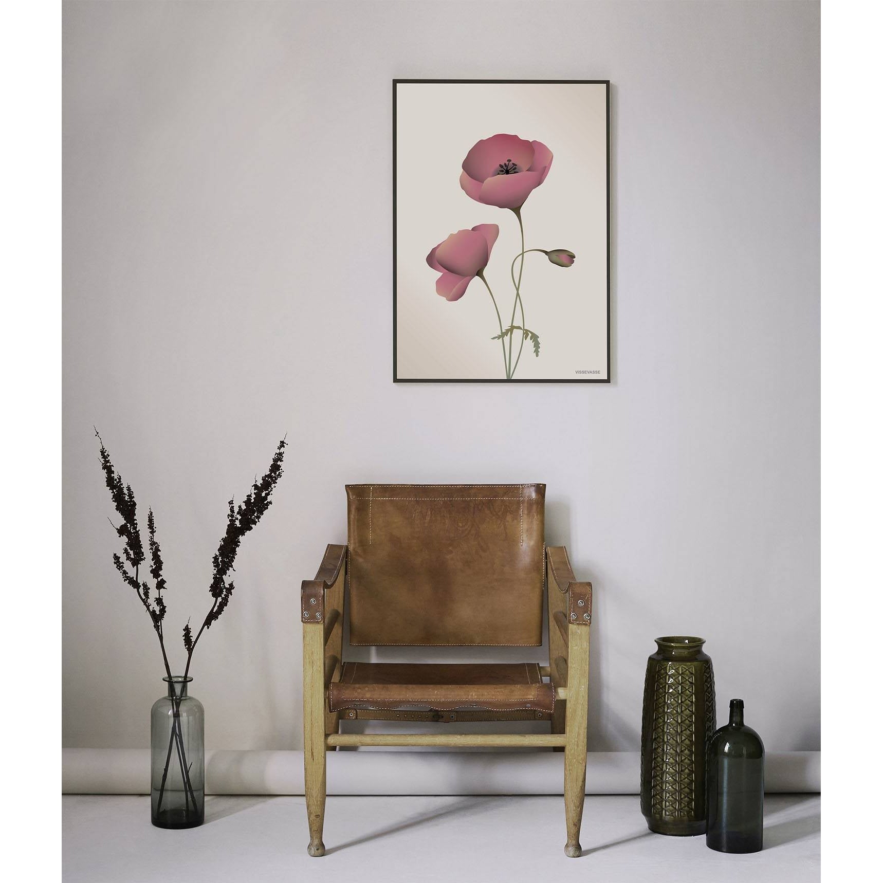 [product_category]-Vissevasse Poppy Poster 15 X21 Cm, Meringue-Vissevasse-5713138605010-F-2016-050-S-VIS-2