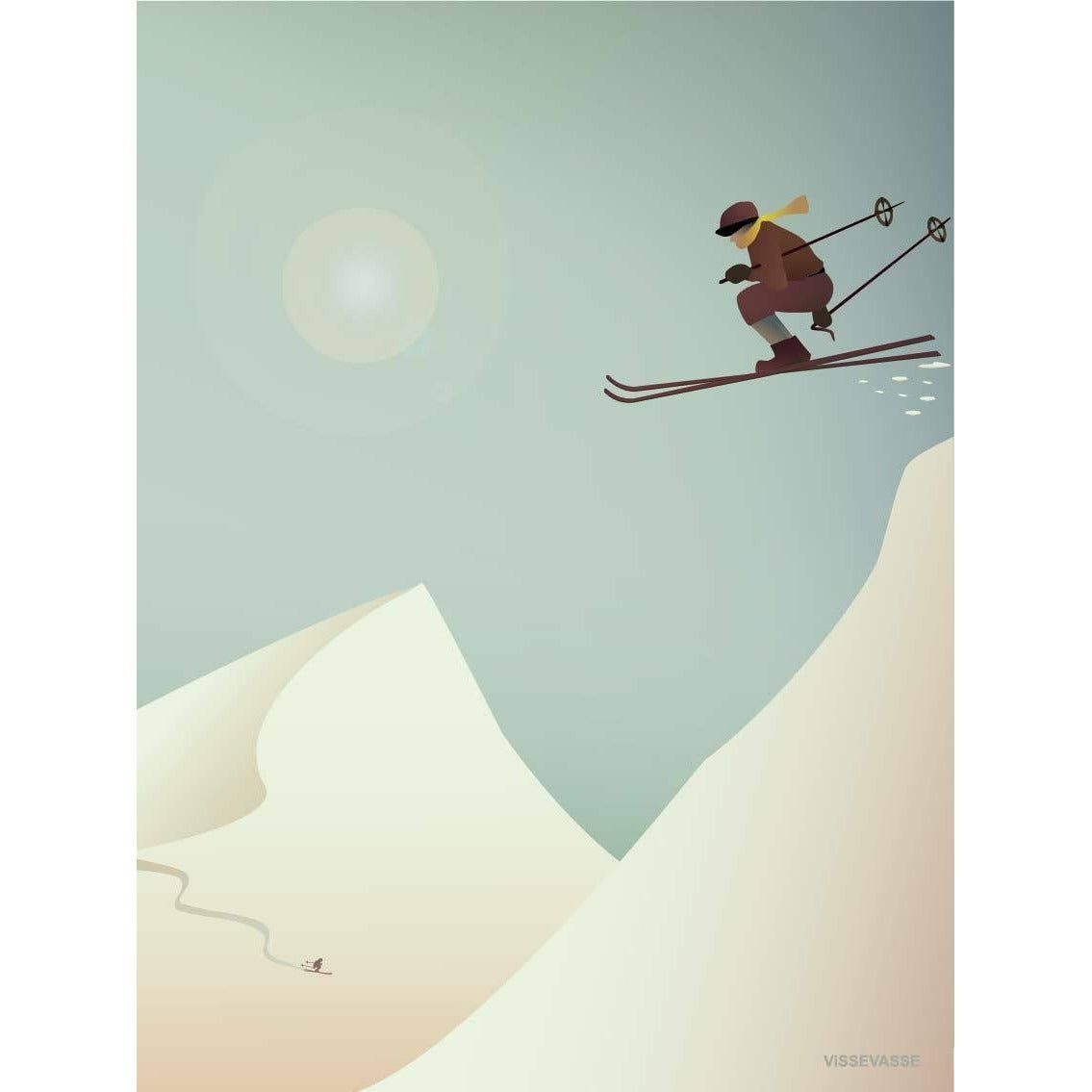 [product_category]-Vissevasse Skiing Poster, 30 X40 Cm-Vissevasse-5713138500421-F-2015-004-M-VIS-1