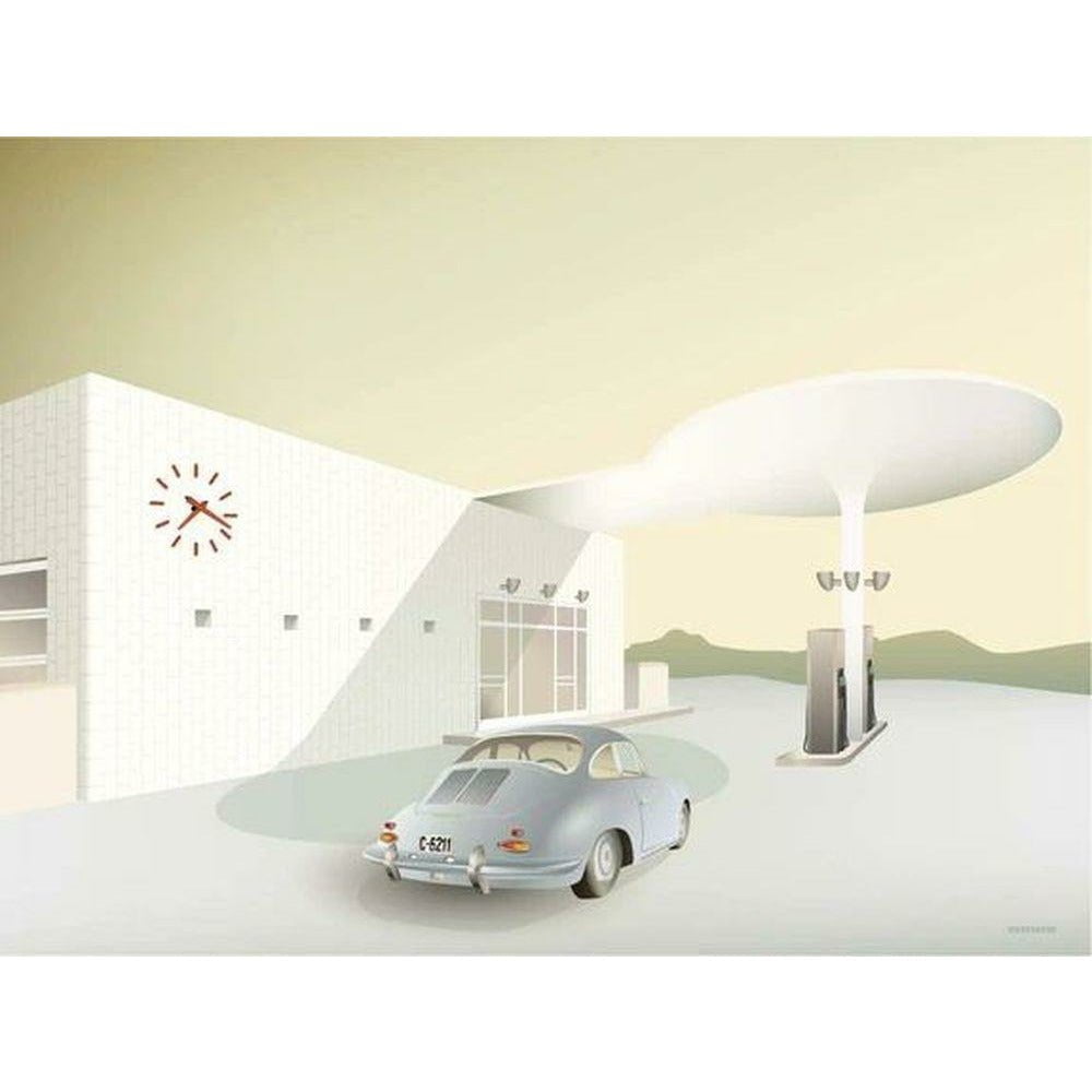 [product_category]-Vissevasse Skovshoved Petrol Station Poster, 15 X21 Cm-Vissevasse-5713138802419-F-2018-024-S-VIS-1