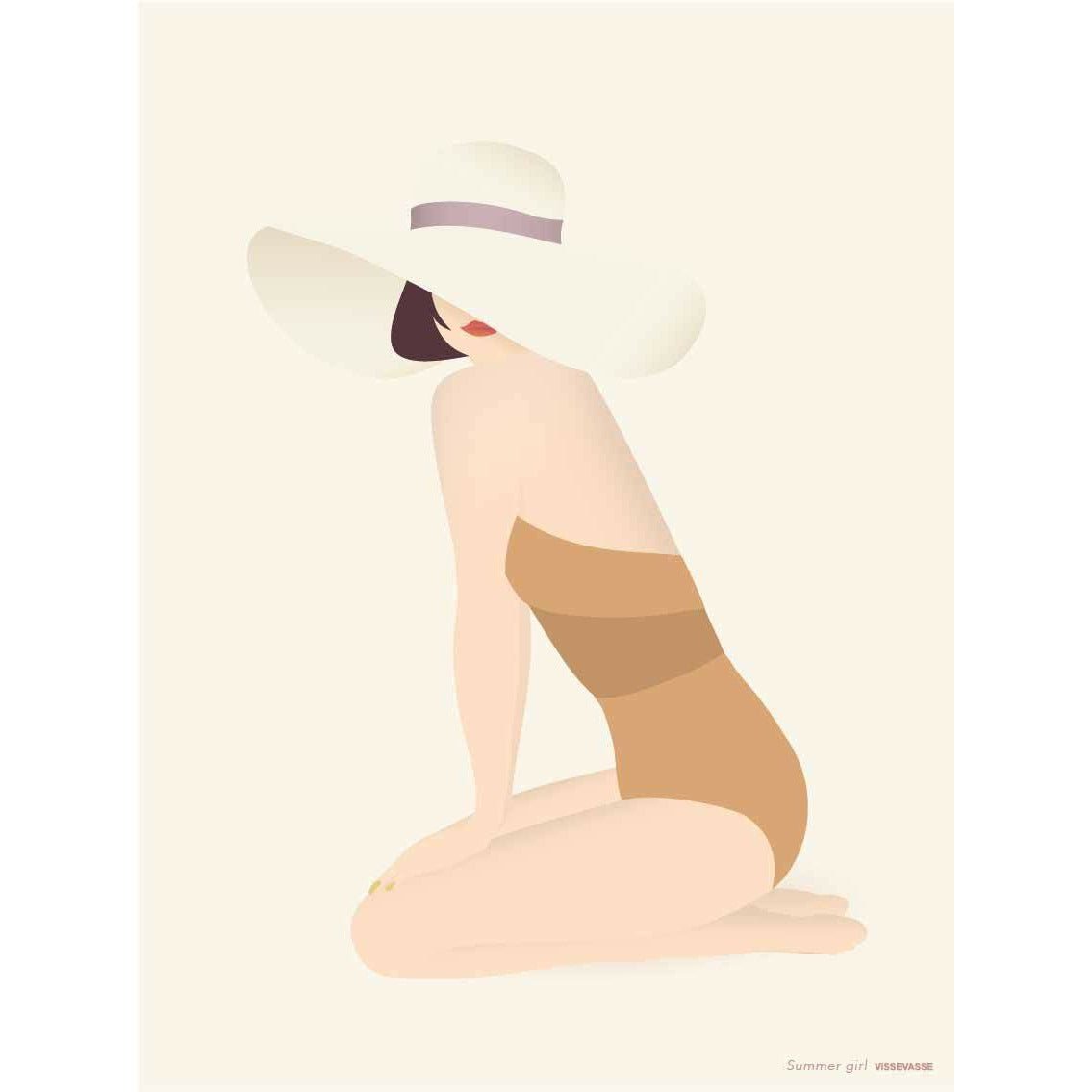 [product_category]-Vissevasse Summer Girl Poster, 30 X40 Cm-Vissevasse-5713138903222-F-2019-032-M-VIS-1