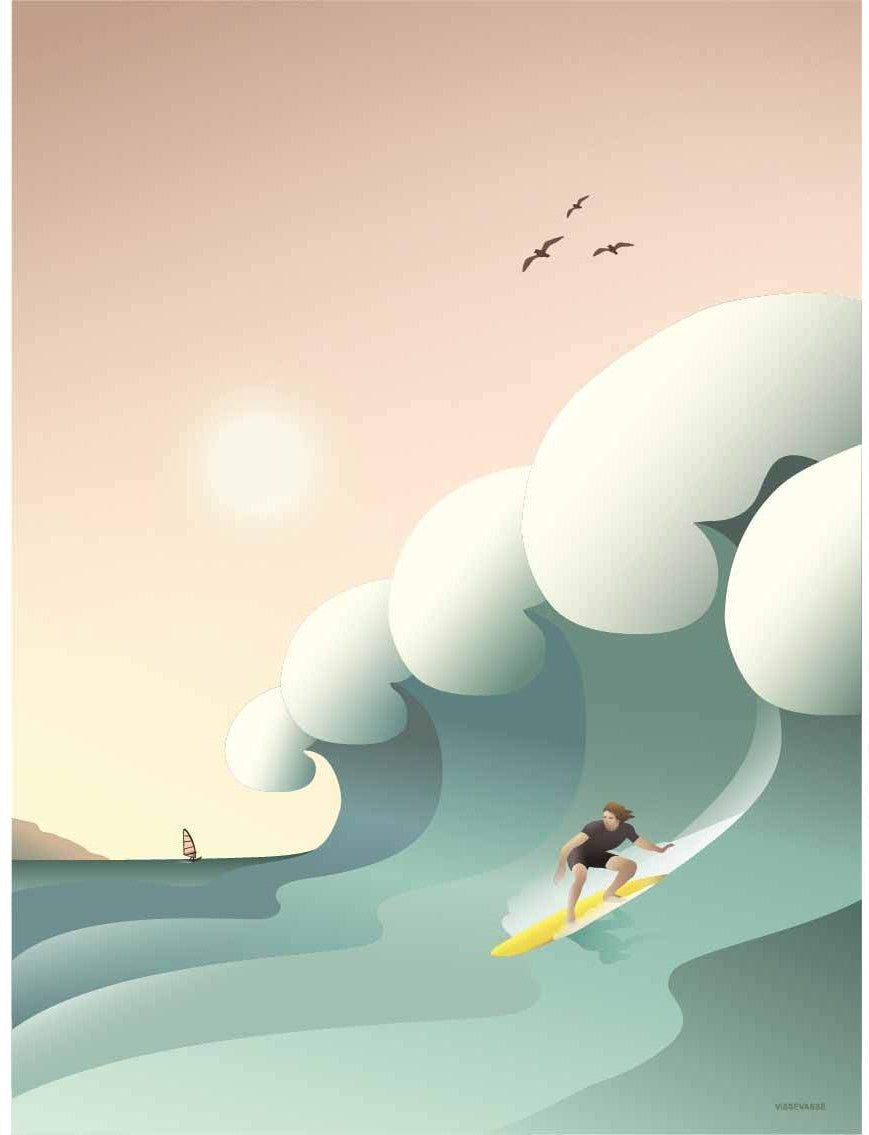 [product_category]-Vissevasse Surfer Poster, 15 X21 Cm-Vissevasse-5713138805816-F-2018-058-S-VIS-1