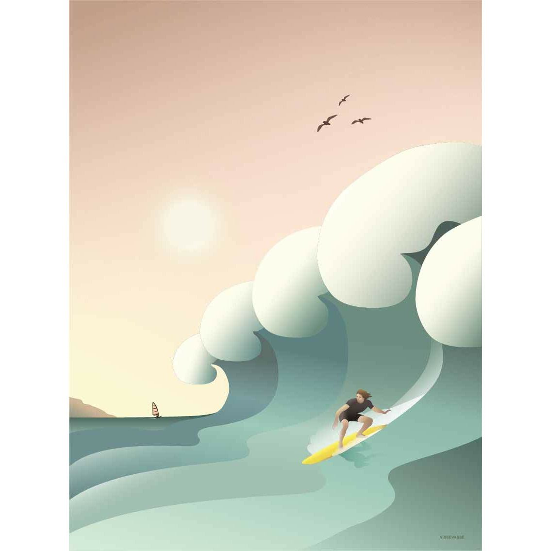 [product_category]-Vissevasse Surfer Poster, 50 X70 Cm-Vissevasse-5713138805830-F-2018-058-L-VIS-1