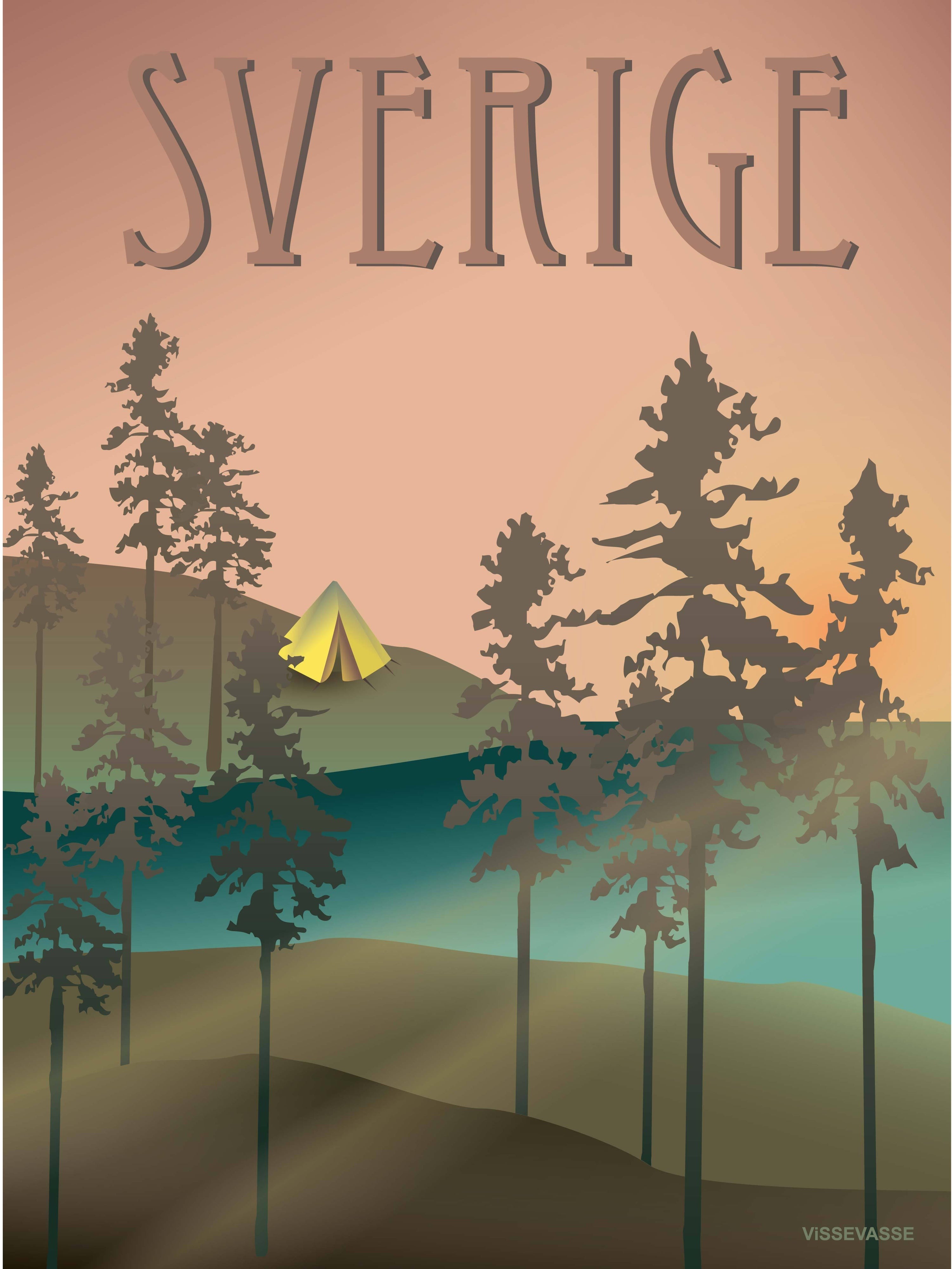 [product_category]-Vissevasse Sweden Forests Poster, 15 X21 Cm-Vissevasse-5713138440314-F-2014-403-S-VIS-1