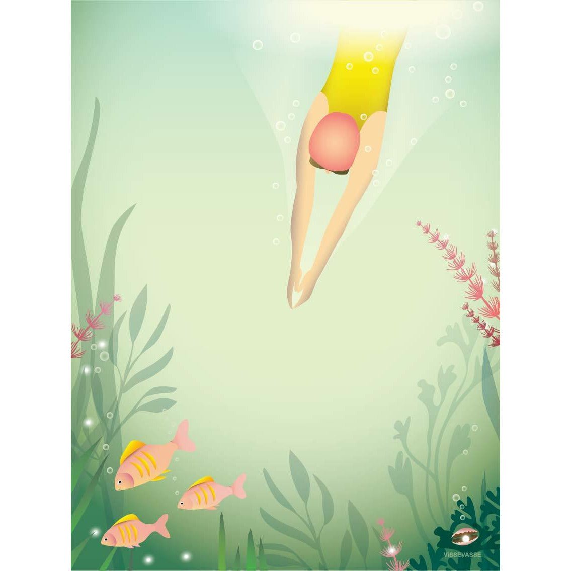 [product_category]-Vissevasse Swim Like A Fish Poster, 30 X40 Cm-Vissevasse-5713138723721-F-2017-237-M-VIS-1