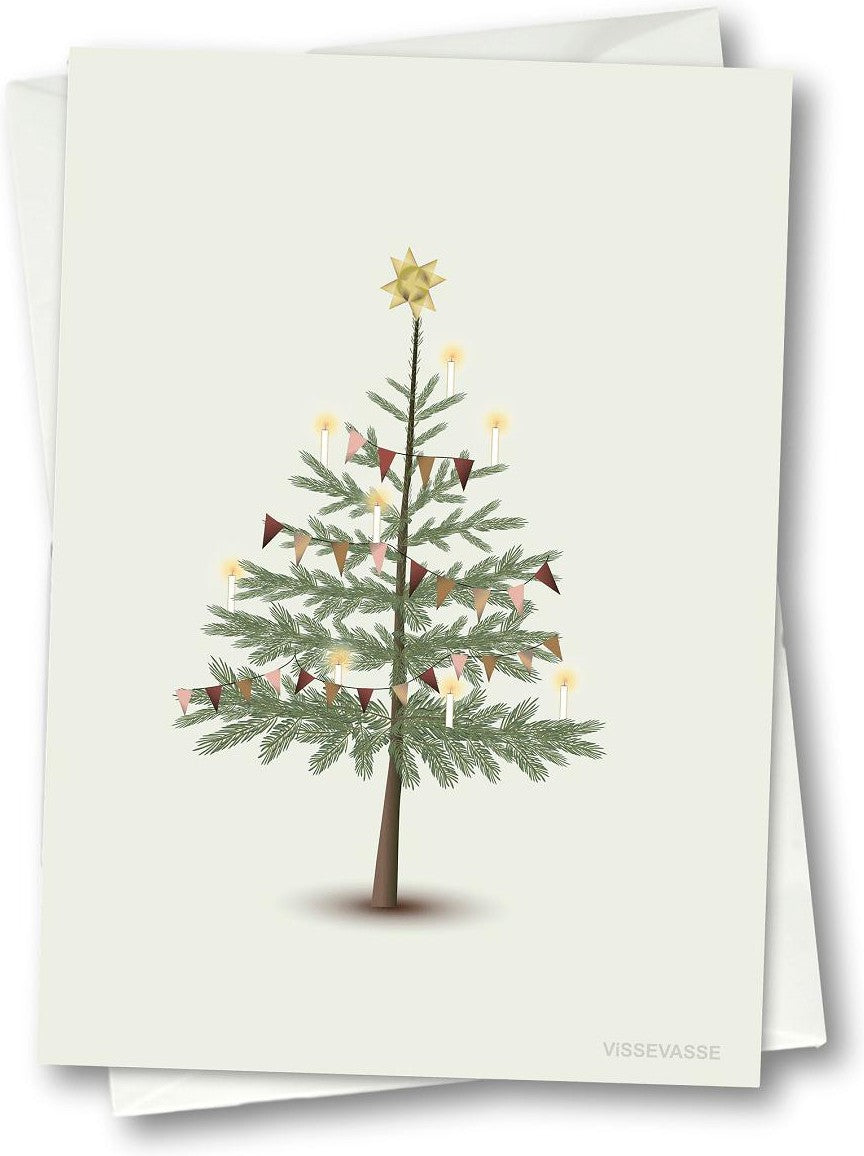 [product_category]-Vissevasse The Christmas Tree Greeting Card, 10.5x15cm-Vissevasse-5713138719304-F-2017-193-XS-VIS-1
