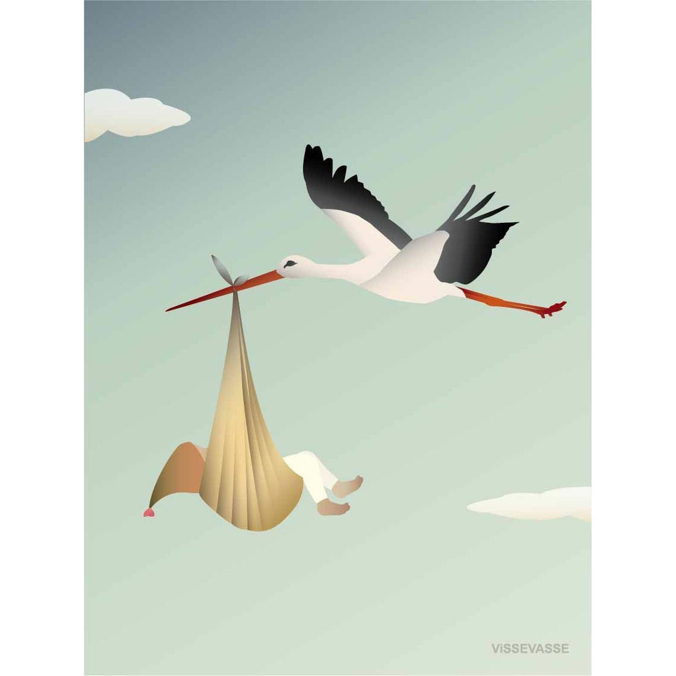 [product_category]-Vissevasse The Stork Unisex Card-Vissevasse-5713138101352-F-2021-013-XX-VIS-1