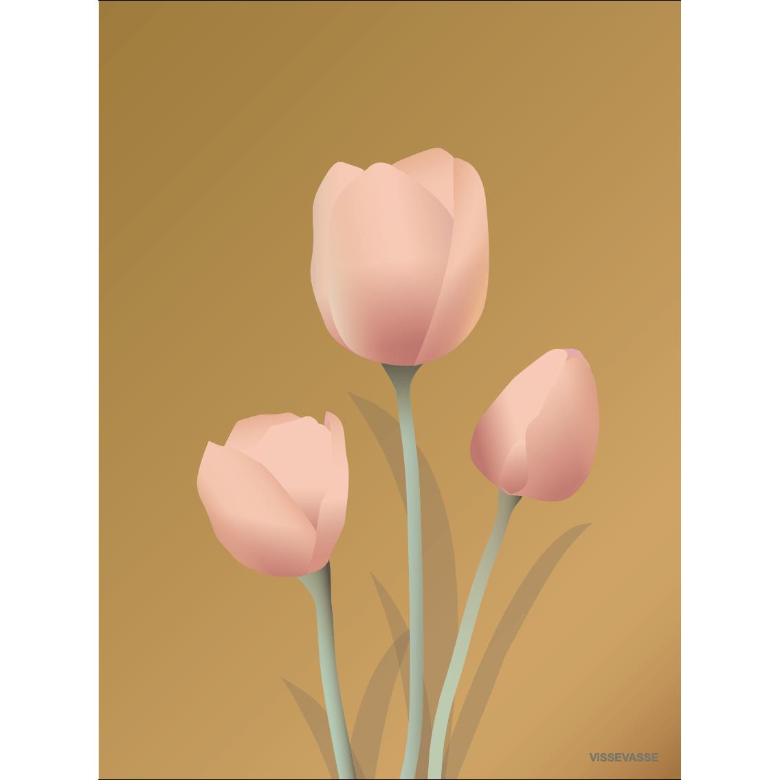 [product_category]-Vissevasse Tulip Poster 30 X40 Cm, Amber-Vissevasse-5713138604129-F-2016-041-M-VIS-1