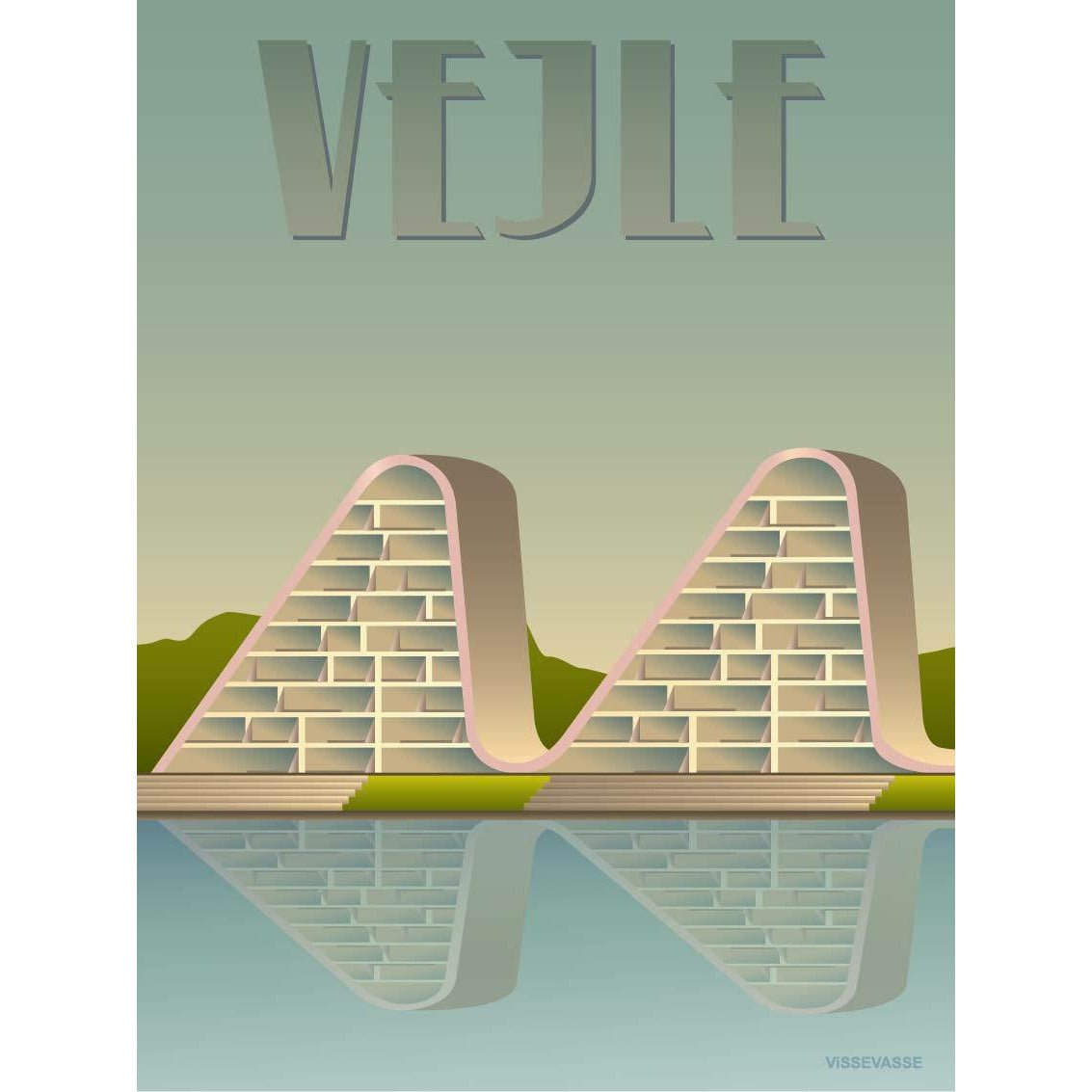 [product_category]-Vissevasse Vejle Wave Poster, 30 X40 Cm-Vissevasse-5713138430124-F-2014-301-M-VIS-1