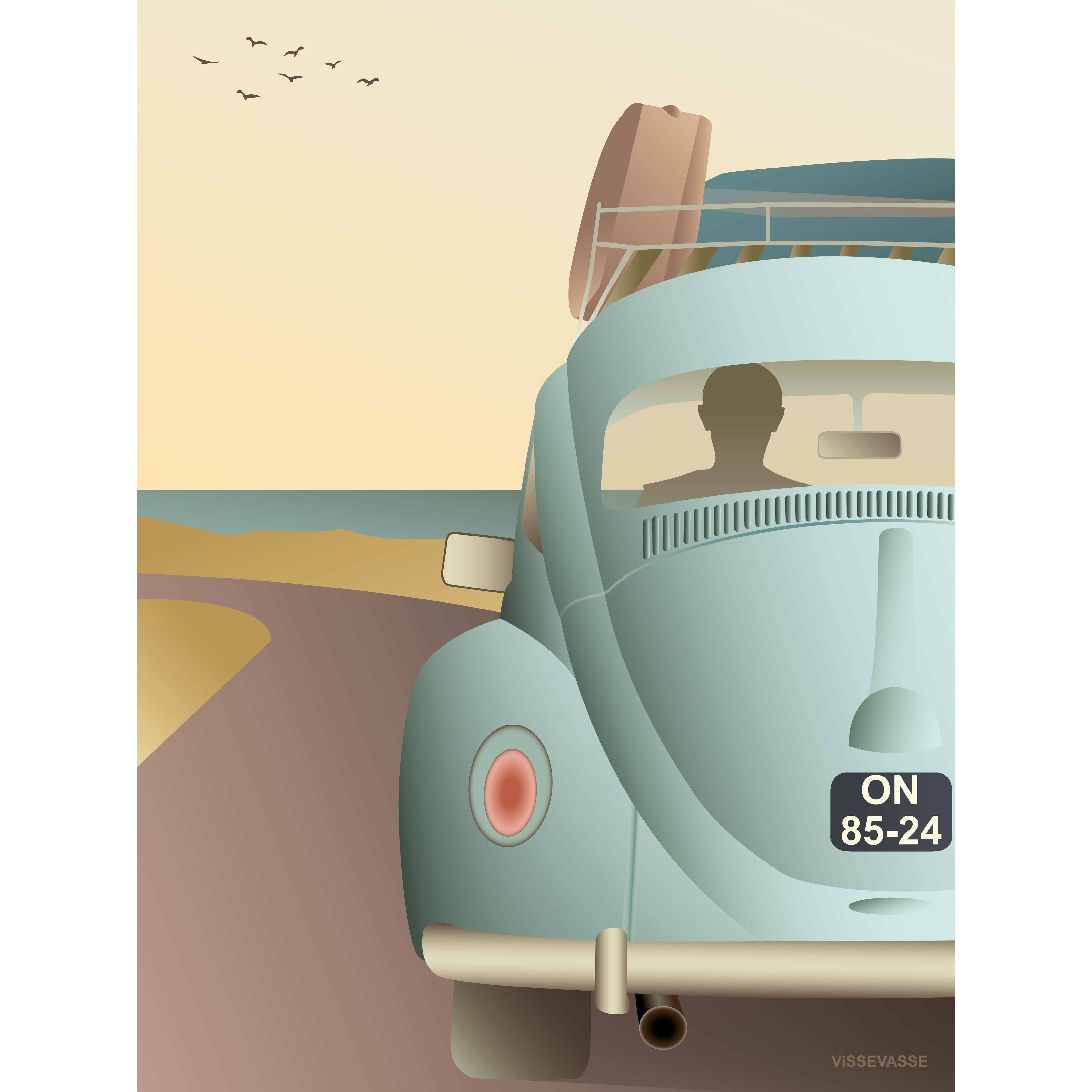 [product_category]-Vissevasse Vw Beetle Poster, 30 X40 Cm-Vissevasse-5713138510420-F-2015-104-M-VIS-1