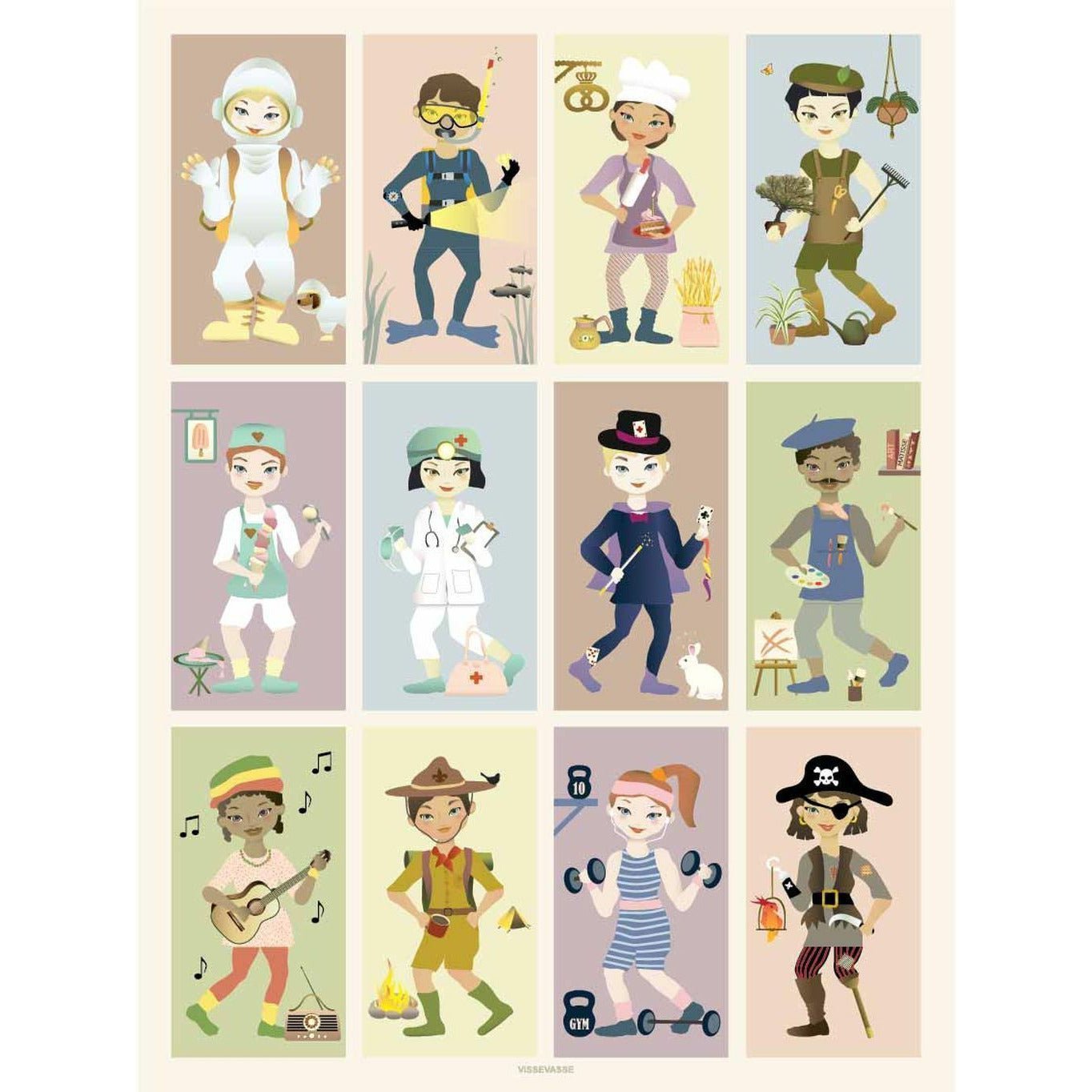 [product_category]-Vissevasse When I Grow Up Poster, 15 X21 Cm-Vissevasse-5713138100218-F-2021-002-S-VIS-1