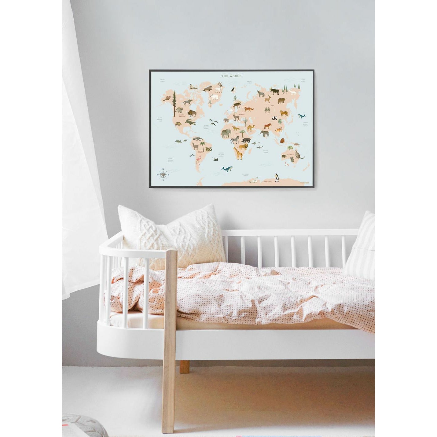 [product_category]-Vissevasse World Map Animal Poster, 30 X40 Cm-Vissevasse-5713138100324-F-2021-003-M-VIS-2