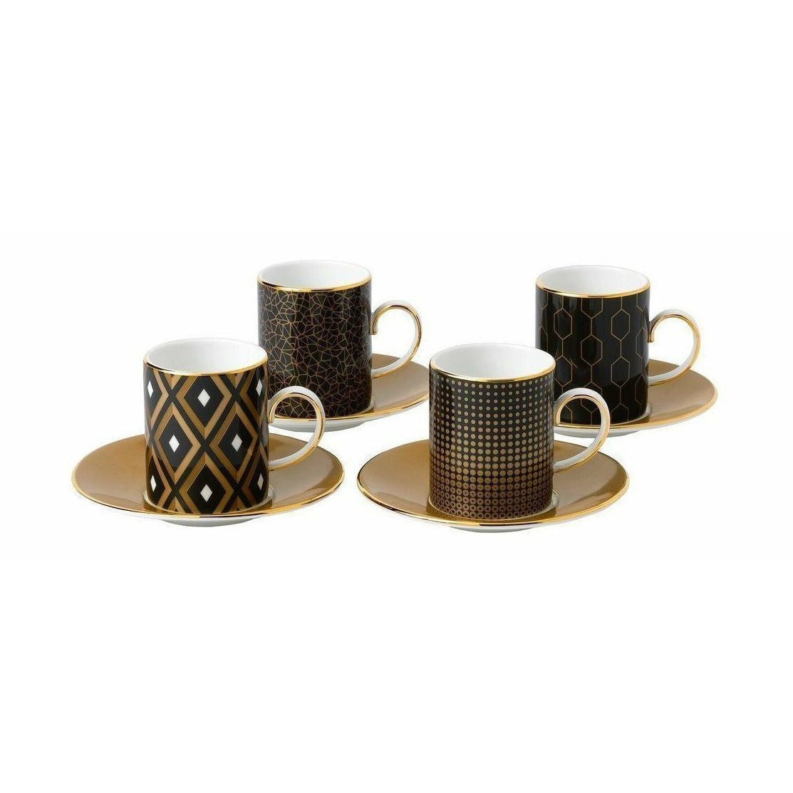 [product_category]-Wedgwood Arris Espresso Cup And Saucer Set 4pcs Gift Box-Wedgwood-701587195034-40007553-WED-1