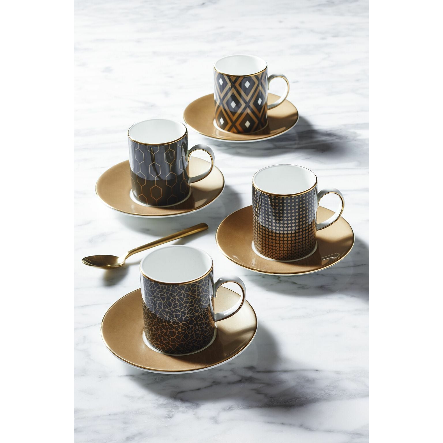 [product_category]-Wedgwood Arris Espresso Cup And Saucer Set 4pcs Gift Box-Wedgwood-701587195034-40007553-WED-2