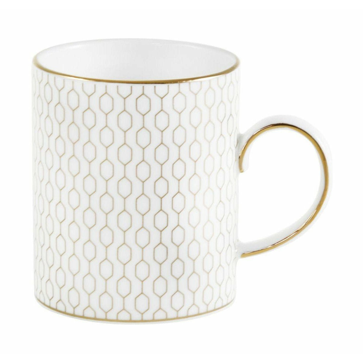 [product_category]-Wedgwood Arris Mug 0,34 L, White/Gold-Wedgwood-701587437349-1055613-WED-1