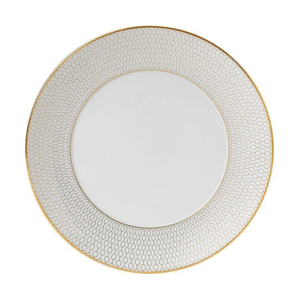 [product_category]-Wedgwood Arris Plate 20 Cm, White/Gold-Wedgwood-701587194792-40007540-WED-1