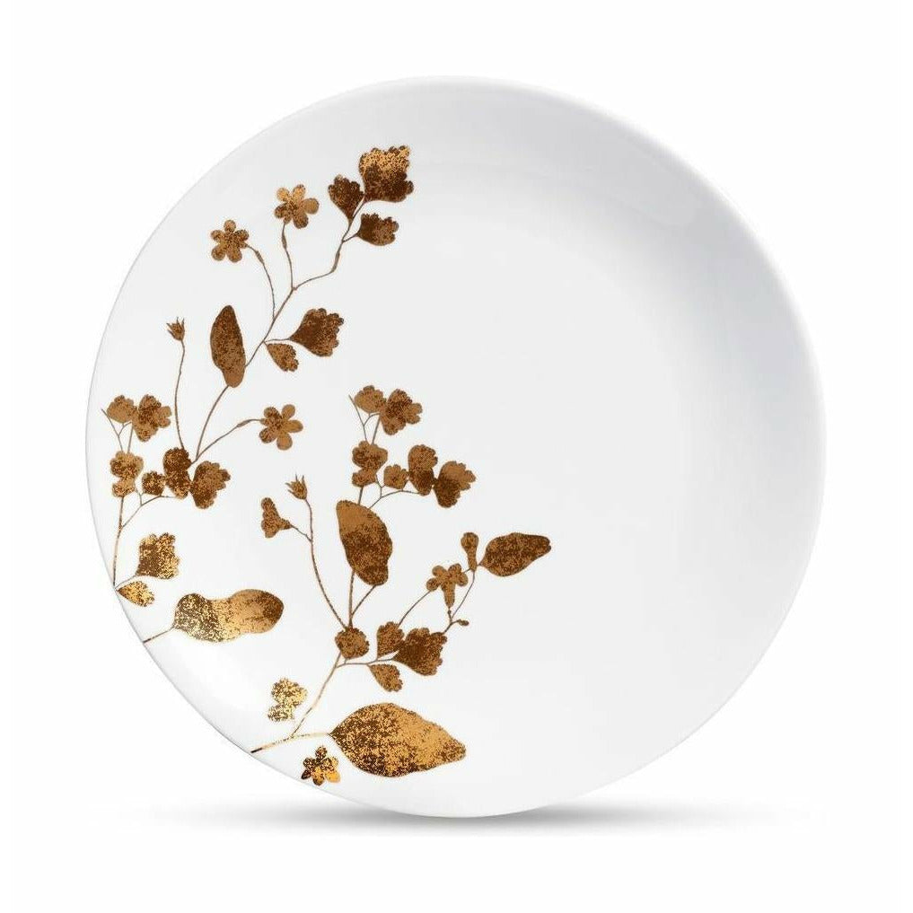 [product_category]-Wedgwood Vera Wang Jardin Plate 20 Cm, White/Gold-Wedgwood-701587394024-40033716-WED-1