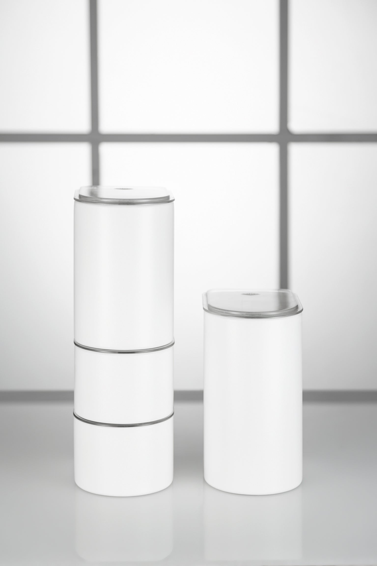 [product_category]-Wesco Canister 2,2 Litre With Acrylic Lid, Matt White-Wesco-4004519115596-321411-74-DE-WES-5