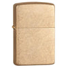 Zippo Rustning tumlede messing lettere